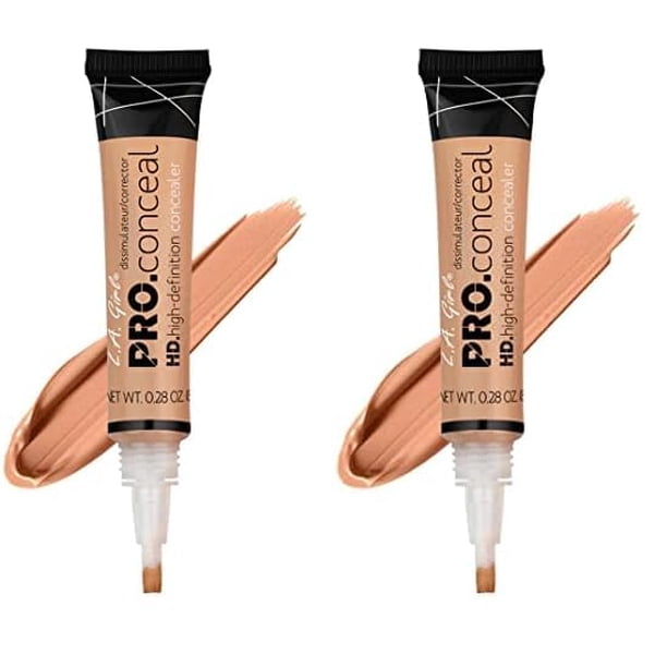 Concealer L.A. Girl Pro Conceal HD Nude, 8 ml (paquete de 2)