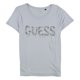 thumbnail image 2 of GUESS Playera Embellecida con Logo de Cuentas para Mujer, Azul, X-Large Guess Camiseta adornada, 2 of 2