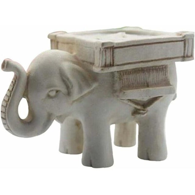 Portavelas de resina con forma de Animal, candelabro, adornos de mesa para cena, Navidad, vacaciones, boda, fiesta, decoración del hogar, elefante