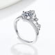 thumbnail image 4 of Anillo de corona para mujer con apertura ajustable, regalo de boda, confiable en uso, 4 of 6