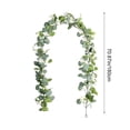 thumbnail image 3 of JeashCHAT 5.91 FT Artificial Garland Spring Garland with Daisy Flowers, Fake Vine Hanging Garland for Spring Easter Wedding Party Mantel Wall Table Runner Decor, 3 of 6