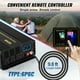 thumbnail image 4 of Tuspuzz Inversor de corriente de onda sinusoidal pura VEVOR 2500W DC12V a AC120V inversor LCD, 4 of 9