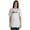 White, variant on Inkmeso Vaccinated Funny Pro-Vaccine Crew Neck T-shirt For Womens