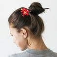 thumbnail image 2 of EeaseMX 1 horquilla china retro con forma de flor para el pelo, decoración para mujer (rojo oscuro), 2 of 7