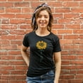 thumbnail image 3 of Instant Message - Faith Sunflower Stem - Easter - Women's Short Sleeve Graphic T-Shirt, 3 of 5