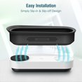 thumbnail image 3 of CaseBot Funda para Google Nest Doorbell (con cable, 2.ª generación), [paquete de 2] Funda protectora de silicona resistente a la intemperie, no compatible con Nest Doorbell (batería), negro/blanco, 3 of 5