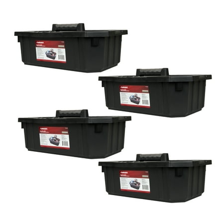 Husky 538948 Single Compartment Black Tool Caddy (4-Pack)