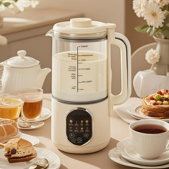 10-in-1 Nut Milk Maker - 20-Blade Auto Almond/Soy/Oat Milk Machine with Delay Start, Keep Warm & Self-Clean, Multi-Function Kitchen Essential