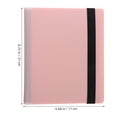 thumbnail image 2 of KONTONTY 1Pcs Card Organiser Collector Card Binder PP Pink 4Grid Design for Friends, 2 of 6