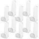 thumbnail image 2 of 10pcs ganchos de pared adhesivos de baño cocina clavos para toallas pegajosas, 2 of 6