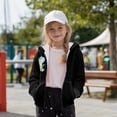 thumbnail image 6 of Chaqlin Music Cartoon Dinosaur Hooded Sweatshirt for Youth and Teens - Soft Fuzzy Long Sleeve Pullover for Fall and Winter Sports Tops, 6 of 7