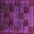 thumbnail image 1 of Ahgly Company Indoor Square Abstract Purple Modern Area Rugs, 5' Square, 1 of 4