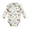 thumbnail image 4 of Touched by Nature Infant Boy Organic Cotton Long-Sleeve Bodysuits, Boy Woodland, 0-3 Months, 4 of 7