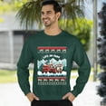 thumbnail image 3 of Christmas Sweatshirt, Life on Farm Holiday Ugly Christmas Sweatshirt, Funny Festive Tractor & Farm Animals Crewneck Sweatshirt for Parties & Gifts, 3 of 5
