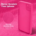 thumbnail image 6 of Compatible with iPhone 14 Case, Upgraded Liquid Silicone with [Full Cover Camera Protection] [Soft Anti-Scratch Microfiber Lining] Protective Phone Case for iPhone 14 6.1 inch - Hot Pink, 6 of 14