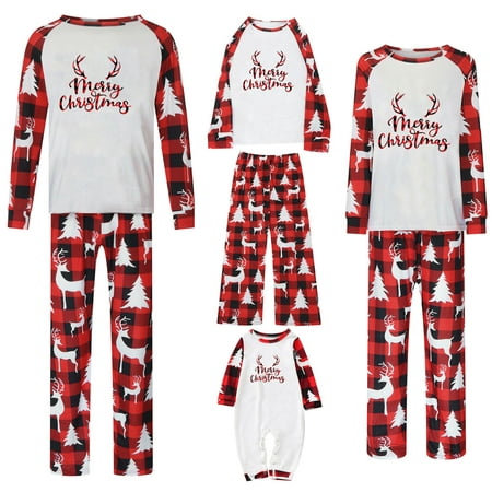 

Christmas Pajamas for Family Clearance Family Pajamas Matching Sets 2022 Christmas Santus Reindeer Long Sleeve Pjs Sets Holiday Party Oufits Loungewears Christmas Pajamas Clearance Cheap