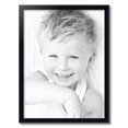 thumbnail image 2 of ArtToFrames 21" x 28" Satin Black Bull Nose Picture Frame, 21x28 inch Black Wood Poster Frame (WOM-1417), 2 of 7