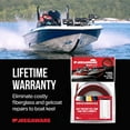 thumbnail image 4 of MEGAWARE KEELGUARD Boat Keel and Hull Protector, 9-Feet (for Boats up to 24ft), Red, 4 of 9