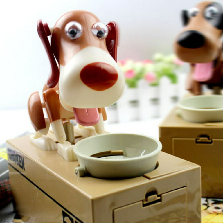  Dog Money Box, Interesting Portable Plastic Cartoon Dog Money  Bank to for Kids Over 6 Years Old : Everything Else