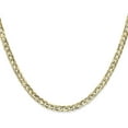 thumbnail image 2 of Solid 14K Yellow Gold 4mm Open Concave Curb with Lobster Lock Chain - 24", 2 of 8