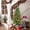 Green, variant on Mayhihi 2FT Pre-Lit Potted Flocked Christmas Tree, Snow Frosted Tabletop Decor with 30 Warm White LED Lights & 189 PE & PVC Mixed Branch Tips