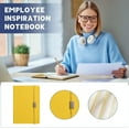 thumbnail image 4 of Limited Time Savings, Business Meeting Notebook, Office Tape Diary Notepad - For Professionals, Ideal for Note - taking, Record - keeping, Great for Work, Meetings Flash Deal | Paper, Yellow, 4 of 8