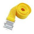 thumbnail image 2 of Xingzhi Leashing Strap Ratchet Tie Cargo Rope Polyester Multicolored Wear-resistance Book Rustproof Buckle Luggage Cable Yellow 50mm*5Meter, 2 of 6