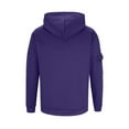 thumbnail image 4 of Timoontee Men's Hooded Sweatshirts Casual Long Sleeve Zip Up Sweatshirts Fall Winter Warm Hoodie Solid Color Drawstring Pocket Sweatshirts Purple XL, 4 of 5