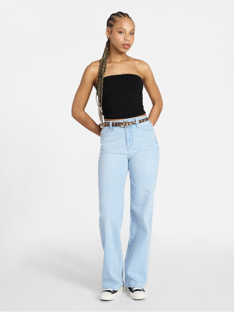 No Boundaries Cropped Tube Top, Women's XXS-XXL - Walmart.com