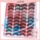 thumbnail image 2 of Pestañas postizas 5/10/20 pares 3D Faux Mink Lashes Soft Soft Wispy extensión de pestañas naturales mujeres maquillaje reutilizable al por mayor hola suerte  unisex, 2 of 2
