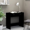 thumbnail image 2 of vidaXL Desk Black 80x40x75 cm Engineered Wood, 2 of 4