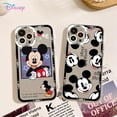 thumbnail image 2 of Disney Mickey Mouse Phone Case for iPhone 11 12 13 Mini Pro Max 14 Pro Max Case shell xuanjing unisex, 2 of 2