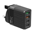 thumbnail image 1 of 36W Fast Charging Adapter with 2 PD and 2 USB Ports, 5V/4A Output, Compatible with European and British Plugs, Perfect for Travel, 1 of 4