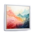 thumbnail image 2 of Designart "Colorful Contemporary Art" Countryside Floater Framed Wall Art Print, 2 of 7