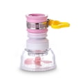 thumbnail image 1 of Grifo de lavabo de vanidad Filtro de grifo de lavado de ducha Extensor ajustable Adaptador de rociador flexible de cocina universal Tipo 2, 1 pieza 360 grados Eigraketly HA009002-02B, 1 of 4