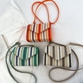 thumbnail image 2 of Granjero Gordo Bolso de mano tejido y bolsas de cosméticos, bolso de mano tejido elegante de playa de verano, bolso de hombro de 7,87 x 3,14 x 5,51 pulgadas (verde), 2 of 5