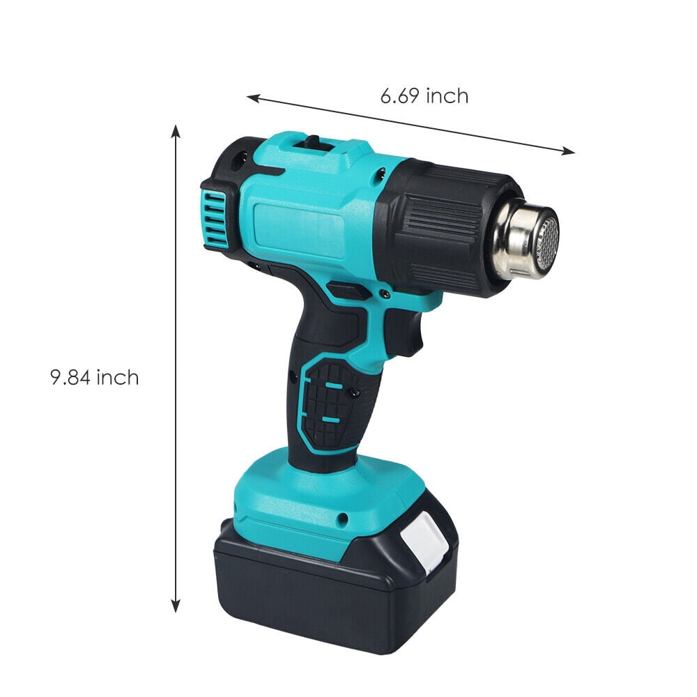 Rowyig 120W Rechargeable Cordless Electric Heat Gun, with 2 speed, Yellow