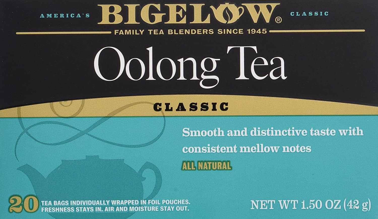 Bigelow Oolong Tea Classic 20 Count(Pack of 2)
