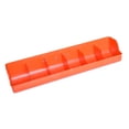 thumbnail image 3 of Comedero para lechones, bandeja de alimentación de 6 compartimentos, ranura de alimentación versátil, comedero para cabras, ciervos, caballos, alpacas Naranja, 3 of 10