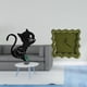thumbnail image 2 of Reloj De Pared Cuadrado Con Diseño De Gato De Dibujos Animados, Moderno Adorno Decorativo De Acrílico, Silencioso Y Preciso, Para Sala De Estar, Baño, Cocina, Estudio., 2 of 8