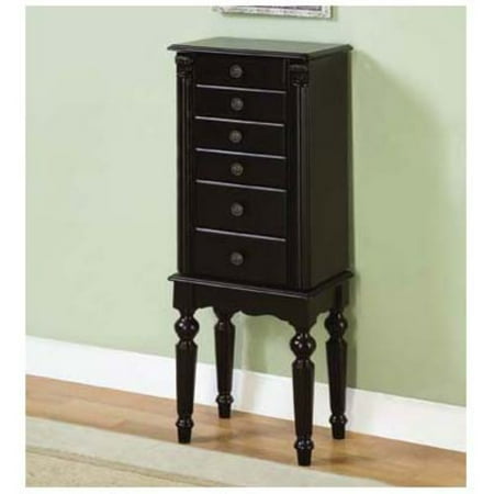 Powell Traditional Ebony Jewelry Armoire