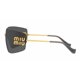 thumbnail image 5 of Miu Miu Sunglasses MU 54YS Gold Dark Grey 5AK5/S0 Women Wrap Logo AUTHENTIC, 5 of 6