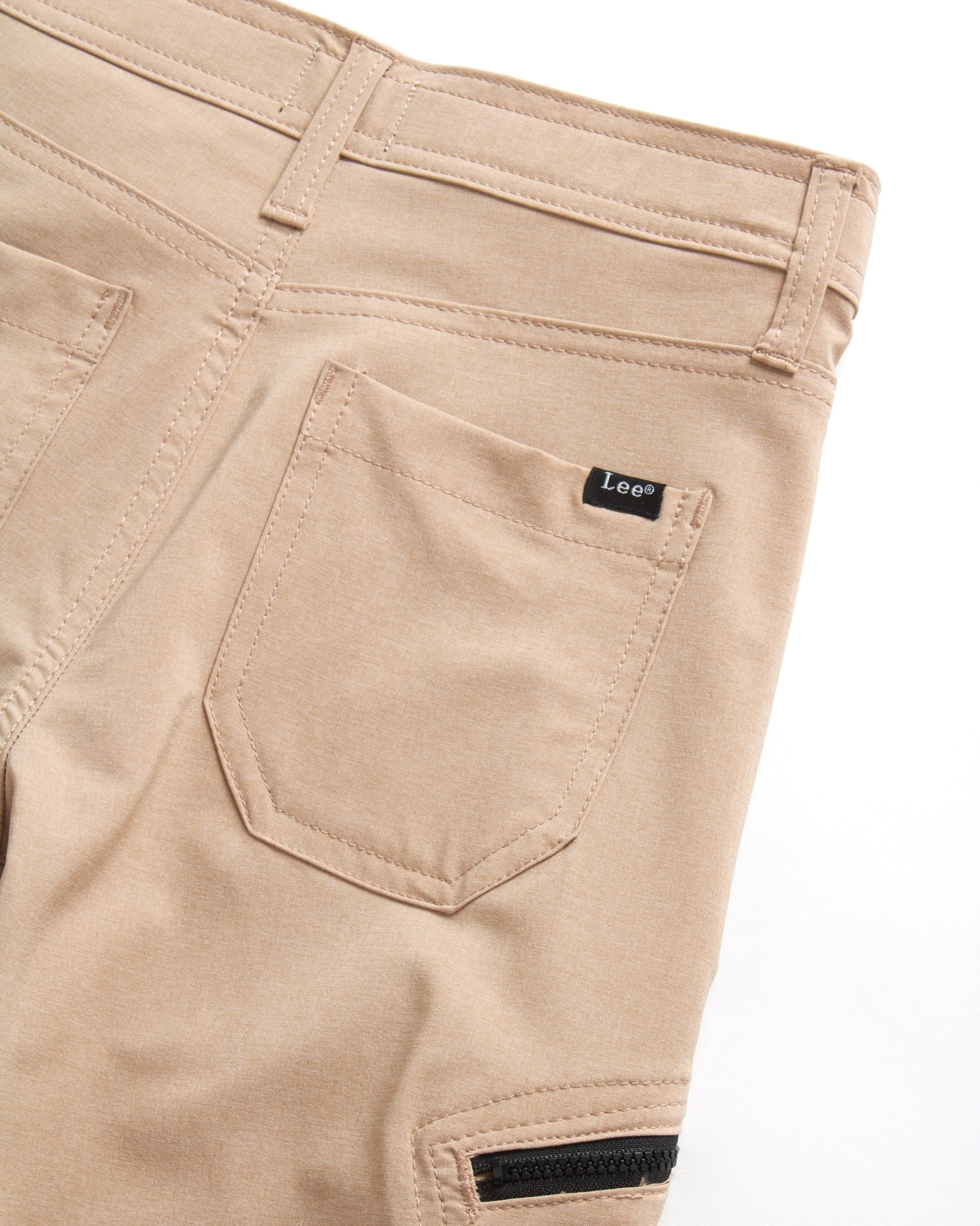 Lee Boys' Polytech Shorts - Quick Dry Multi-Functional 4-Way Stretch Cargo Shorts for Boys