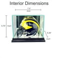 thumbnail image 2 of Perfect Cases and Frames Mini Football Helmet Display Case, 2 of 5