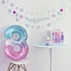 thumbnail image 3 of Globo Digital De Sirena De 40 Pulgadas Cielo Estrellado Color Jalea Niños Niñas Feliz Fiesta De Cumpleaños Decoración Globos Con Número De Cristal, 3 of 4