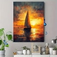 thumbnail image 4 of Qisvanset 12x16 Inch With Frame 2D Flat Wall Art It Is Well With My Soul Hymn Nautical Watercolor Wall Art, 4 of 8