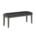 thumbnail image 1 of Topline Home Furnishings Grey Versatile Dining Bench, 1 of 4