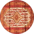 thumbnail image 1 of Ahgly Company Indoor Round Persian Orange Traditional Area Rugs, 4' Round, 1 of 1