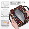 thumbnail image 3 of Balery Colorful Mexican2 Bolsa de Almuerzo para Mujeres, Caja de Almuerzo, Bolsa de Almuerzo Pequeña Impermeable, Tote de Almuerzo Reutilizable con Gran Capacidad, 3 of 6