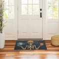 thumbnail image 3 of Yayeee Doormat for Indoor Entrance 32" x 20" Non Slippery Floor Rug, Skeleton with Rainbow, 3 of 8